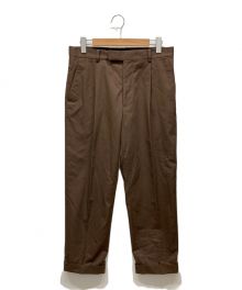 WACKO MARIA（ワコマリア）の古着「PLEATED TROUSERS」｜ブラウン