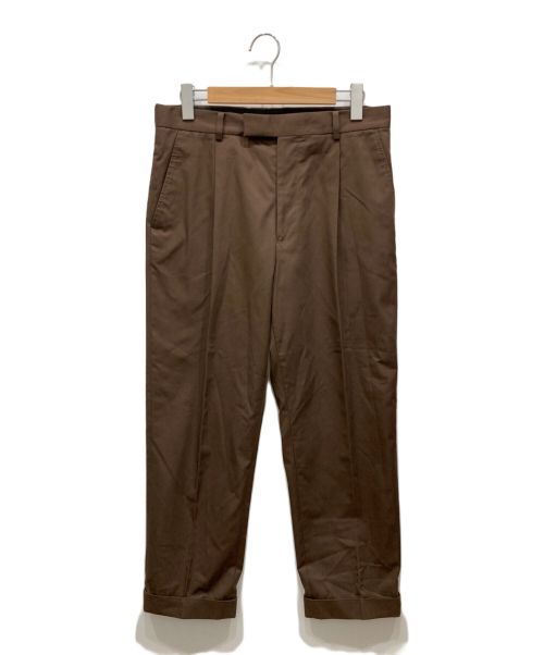 WACKO MARIA（ワコマリア）WACKO MARIA (ワコマリア) PLEATED TROUSERS ブラウン サイズ:Lの古着・服飾アイテム