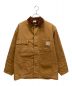 CarHartt（カーハート）の古着「80～90’ｓ USA製　ミシガン チョア コート　ダック　コーデュロイ　裏地ブランケット」｜キャメル