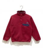 Patagoniaパタゴニア）の古着「00’ｓ SYNCHILLA SNAP T PULLOVER　フリース」｜ワインレッド