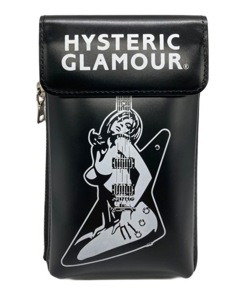 Hysteric Glamour（ヒステリックグラマー）Hysteric Glamour (ヒステリックグラマー) スマホショルダーポーチ ブラックの古着・服飾アイテム