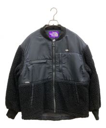 THE NORTHFACE PURPLELABEL×Ron Herman（ザ・ノースフェイス パープルレーベル×ロンハーマン）の古着「Wool Boa Fleece Denali Jacket NA2154N ウールボア フリース デナリ ジャケット NA2154N」｜ブラック