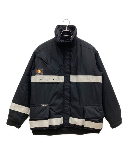 stussy（ステューシー）stussy (ステューシー) WTAPS (ダブルタップス) 02年製　ファイヤーマンリフレクタージャケット ブラック サイズ:Lの古着・服飾アイテム