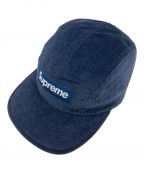 SUPREMEシュプリーム）の古着「22AW Loro Piana Corduroy Camp Cap　キャップ」｜ネイビー