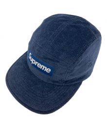 SUPREME（シュプリーム）の古着「22AW Loro Piana Corduroy Camp Cap　キャップ」｜ネイビー