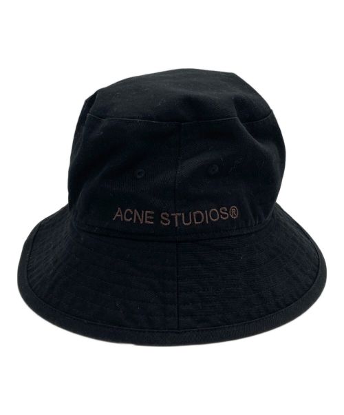 Acne studios（アクネ ストゥディオス）Acne studios (アクネ ストゥディオス) ツイルバケットハット ブラックの古着・服飾アイテム