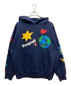 paragraphパラグラフ）の古着「STAR CITY HOODIE　パーカー」｜ネイビー