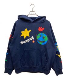 paragraph（パラグラフ）の古着「STAR CITY HOODIE　パーカー」｜ネイビー