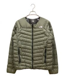 THE NORTH FACE（ザ ノース フェイス）の古着「Thunder Roundneck Jacket サンダーラウンドネックジャケット」｜オリーブ