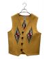 ORTEGA'S（オルテガ）の古着「CHIMAYO VEST HAND WOVEN チマヨベスト 」｜イエロー