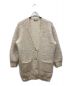 leur logette（ルルロジェッタ）の古着「mohair nylon cardigan モヘア ナイロン カーディガン」｜アイボリー