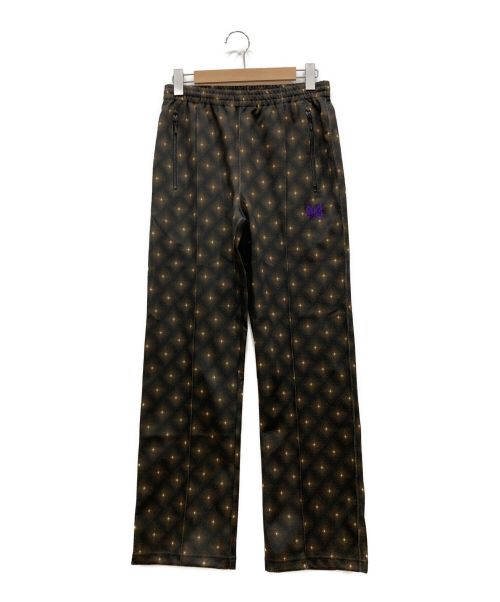 Needles（ニードルズ）Needles (ニードルズ) FREAK'S STORE (フリークスストア) Track Pant - Poly Jq. トラックパンツ ポリエステル ジャガード LQ225 ブラック×ブラウン サイズ:S 未使用品の古着・服飾アイテム