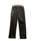 Needles (ニードルズ) FREAK'S STORE (フリークスストア) Track Pant - Poly Jq. トラックパンツ ポリエステル ジャガード LQ225 ブラック×ブラウン サイズ:S 未使用品：15000円