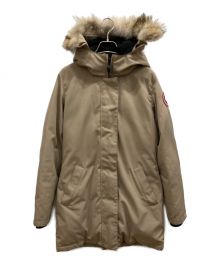 CANADA GOOSE（カナダグース）の古着「VICTORIA PARKA　3037JL　ヴィクトリアパーカー」｜ベージュ