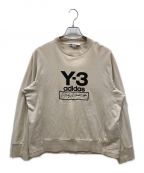 Y-3ワイスリー）の古着「Stacked Logo Crew Sweater Ecru」｜ベージュ