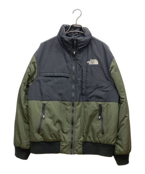 THE NORTH FACE WHITE LABEL（ザノースフェイスホワイトレーベル）THE NORTH FACE WHITE LABEL (ザノースフェイスホワイトレーベル) STUMPY PADDING JACKET　NJ3NL54K　 ブラック×グリーン サイズ:Mの古着・服飾アイテム