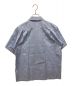 078 CITE (078 サイト) ストライプシャツ ブルー×ホワイト サイズ:SIZE L：5800円