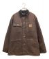 CarHartt（カーハート）の古着「DUCK CHORE COAT　DKB　ダックチョアコート　裏地ブランケット」｜ブラウン