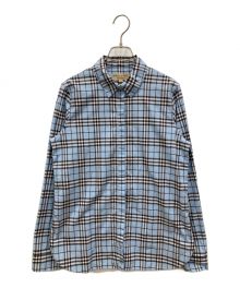 BURBERRY LONDON ENGLAND（バーバリー ロンドン イングランド）の古着「ノバチェックシャツ」｜ブルー