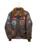 AVIREXアヴィレックス）の古着「GOAT G-1 TOP GUN」｜ブラウン