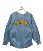 Champion REVERSE WEAVEチャンピオン リバース ウィーブ）の古着「80s リバースウィーブ クルーネックスウェット DELAWARE」｜ブルー