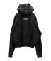 OFFWHITE（オフホワイト）の古着「MARKER OVER HOODIE マーカー オーバー フーディ プルオーバーパーカー OMBB037E20FLE002」｜ブラック