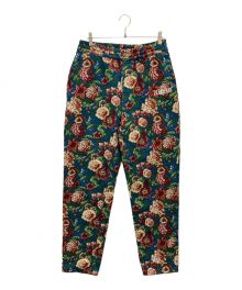 PLEASURES（プレジャーズ）の古着「FLORA WOVEN PANTS　パンツ」｜ブルー×レッド