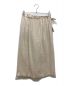 evam eva (エヴァムエヴァ) linen wrap skirt アイボリー サイズ:SIZE FREE：7800円