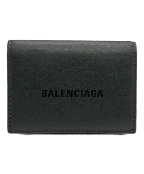 BALENCIAGA（バレンシアガ）BALENCIAGA (バレンシアガ) CASH MINI WALLET ｷｬｯｼｭ ﾐﾆ ｳｫﾚｯﾄ  	594312 グレーの古着・服飾アイテム