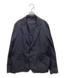 JIL SANDER（ジルサンダー）の古着「ベーパリーコットンテーラードジャケット JSMH150109 MH240400」｜ネイビー