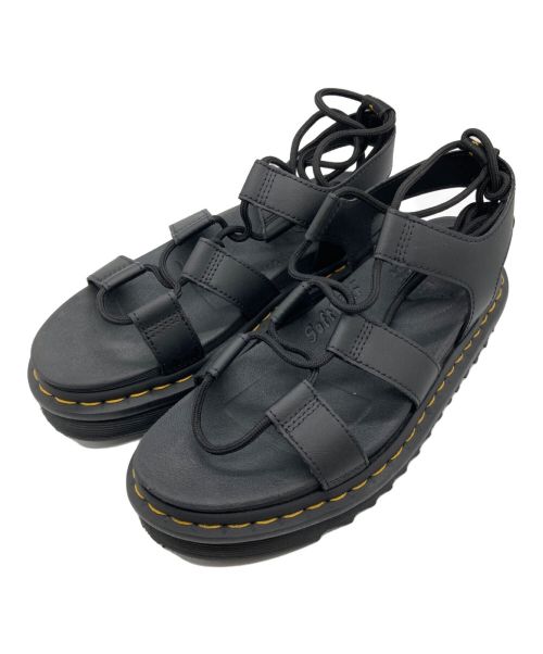 Dr.Martens（ドクターマーチン）Dr.Martens (ドクターマーチン) NARTILLA ナルティラ レースアップ サンダル ブラック サイズ:UK6の古着・服飾アイテム