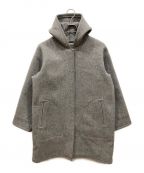 AURALEEオーラリー）の古着「HEAVY MELTON HOODED COAT」｜グレー