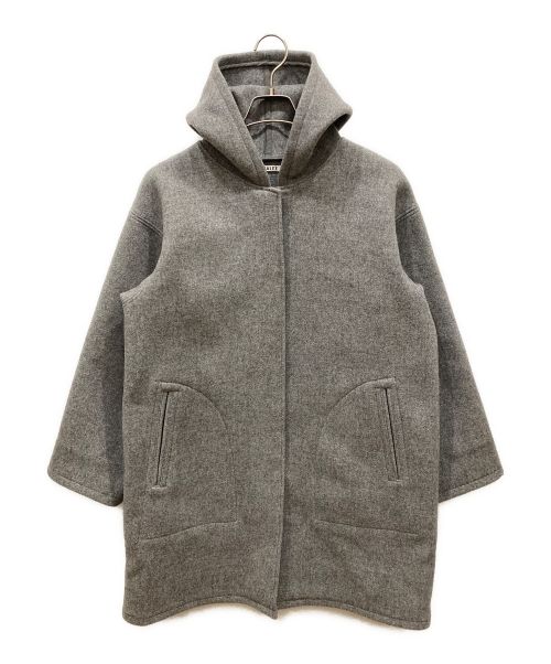 AURALEE（オーラリー）AURALEE (オーラリー) HEAVY MELTON HOODED COAT グレー サイズ:SIZE 1の古着・服飾アイテム