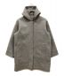 AURALEE（オーラリー）の古着「HEAVY MELTON HOODED COAT」｜グレー