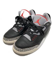 NIKE（ナイキ）の古着「AIR JORDAN 3 RETRO OG "Black Cement"　エアジョーダン3 レトロ ローカットスニーカー  854262-001」｜ブラック×グレー