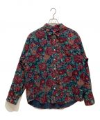 SUPREMEシュプリーム）の古着「Digi Floral Corduroy Shirt」｜パープル×グリーン