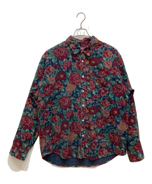 SUPREME（シュプリーム）SUPREME (シュプリーム) Digi Floral Corduroy Shirt パープル×グリーン サイズ:SIZE Lの古着・服飾アイテム