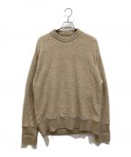 JIL SANDERジルサンダー）の古着「SWEATSHIRT CN LS クルーネックスウェット」｜ベージュ