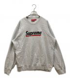 SUPREMEシュプリーム）の古着「20SS Underline Crewneck　スウェット」｜グレー