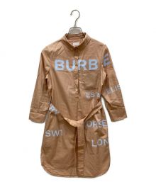 BURBERRY（バーバリー）の古着「ホースフェリー コットン シャツワンピース」｜ベージュ