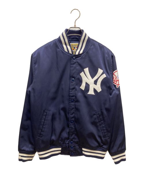 Cooperstown（クーパーズタウン）Cooperstown (クーパーズタウン) サテンスタジアムジャケット ネイビー サイズ:SIZE Sの古着・服飾アイテム