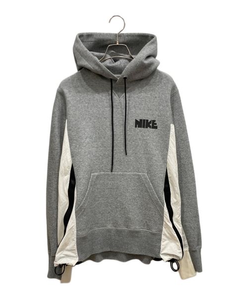 NIKE（ナイキ）NIKE (ナイキ) sacai (サカイ) NRG HOODIE グレー サイズ:SIZE Ⅿの古着・服飾アイテム