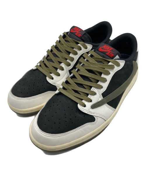 NIKE（ナイキ）NIKE (ナイキ) Travis Scott (トラヴィス スコット) JORDAN BRAND WMNS AIR JORDAN 1 LOW　エアジョーダンワン　ロー　 サイズ:27CMの古着・服飾アイテム