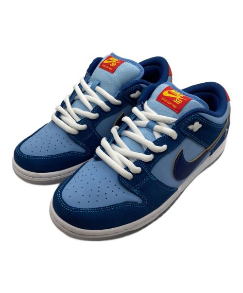 NIKE（ナイキ）NIKE Why So Sad? NIKE SB DUNK LOW PRM Coastal Blue/Speed Yellow-University Red ダンクロー プレミアム スニーカー  ブルー サイズ:26.5の古着・服飾アイテム