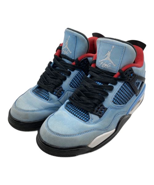 NIKE（ナイキ）NIKE (ナイキ) Travis Scott (トラヴィス スコット) Air Jordan 4 Retro Cactus Jack　エアジョーダンレトロ4　カクタスジャック ブルー サイズ:27の古着・服飾アイテム