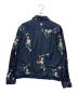 Engineered Garments (エンジニアド ガーメンツ) FLORAL EMBROIDERY TRUCKER JACKET フラワー刺繍 トラッカー デニムジャケット インディゴ サイズ:M 未使用品：18000円