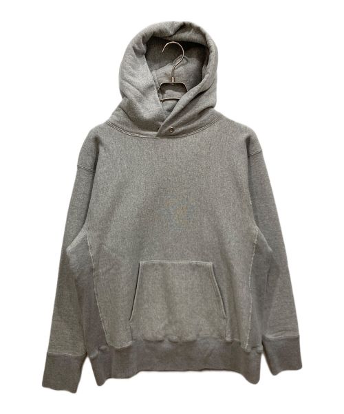 ATON（エイトン）ATON (エイトン) GARMENT DYE URAKE HOODIE　パーカー グレー サイズ:06の古着・服飾アイテム