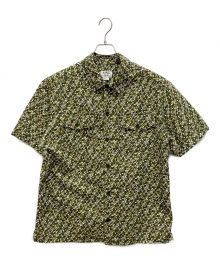 A.P.C.×LIBERTY（アーペーセー×リバティ）の古着「23SS リバティ カモフラージュプリント シャツ ボックスシルエット」｜グリーン