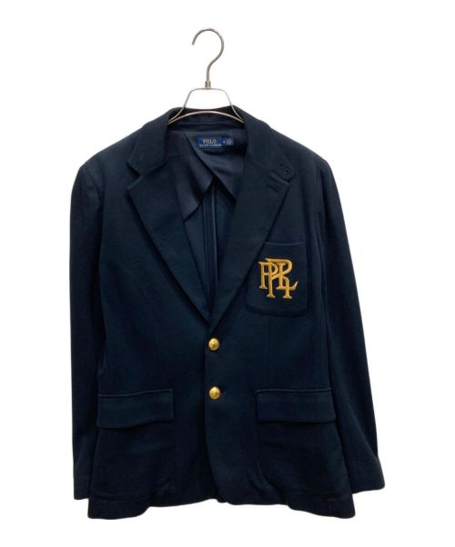 POLO RALPH LAUREN（ポロ・ラルフローレン）POLO RALPH LAUREN (ポロ・ラルフローレン) 金釦エンブレムダブルジャケット ネイビー サイズ:14の古着・服飾アイテム