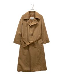 MaxMara（マックスマーラ）の古着「キャメルベルテッドコート」｜ブラウン